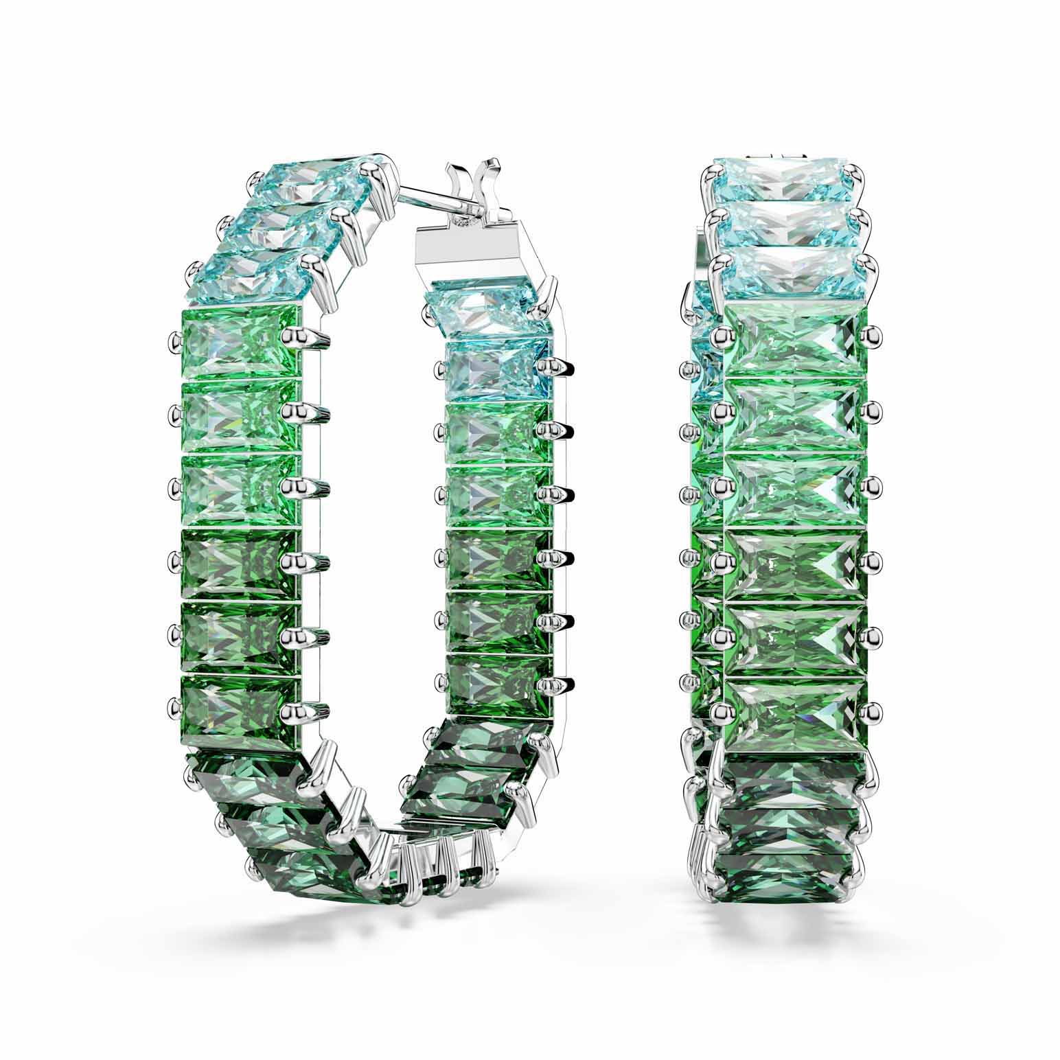 Swarovski Matrix Hoop Earrings